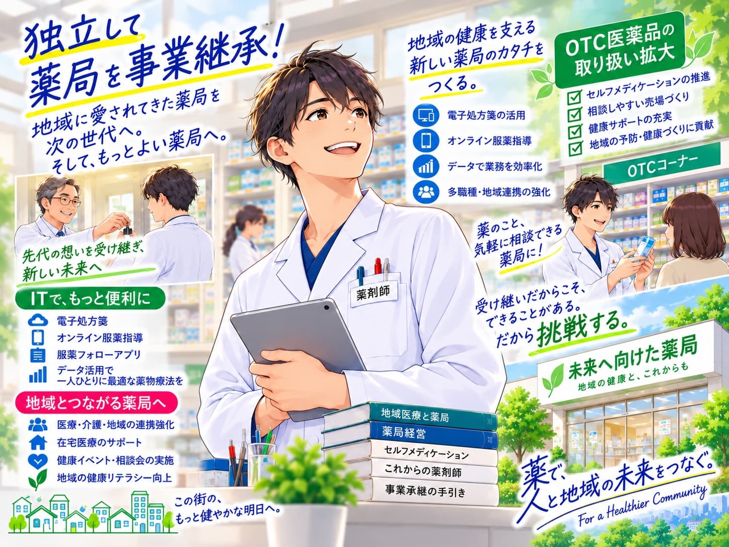 【テーマ_薬局継承】薬剤師会活動を介した事例が発生